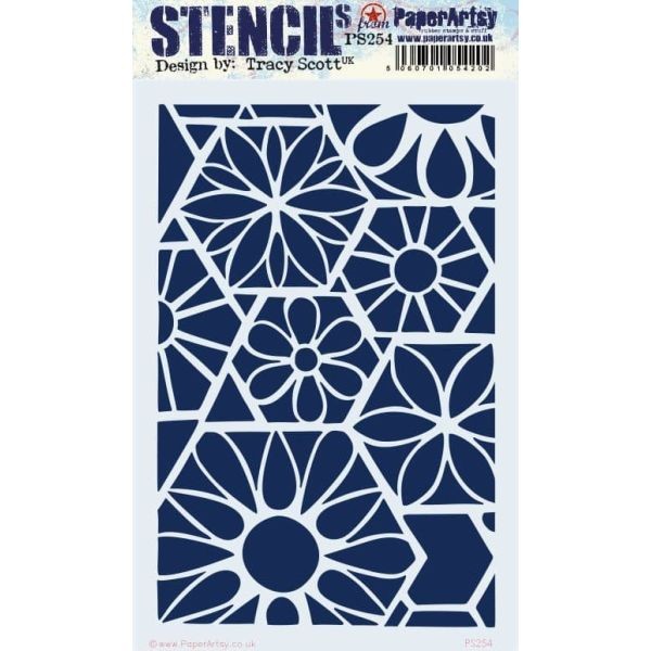 Paper Artsy Large Stencil 254 by Tracy Scott
