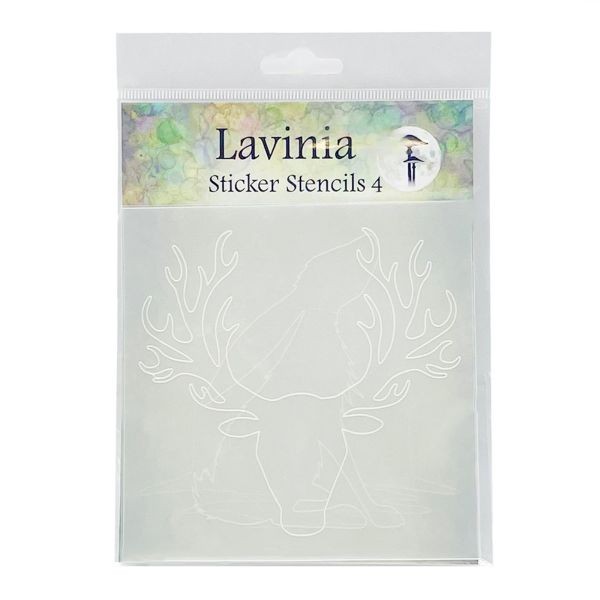 Lavinia Sticker Stencils Elegant Collection - 4 Stck.