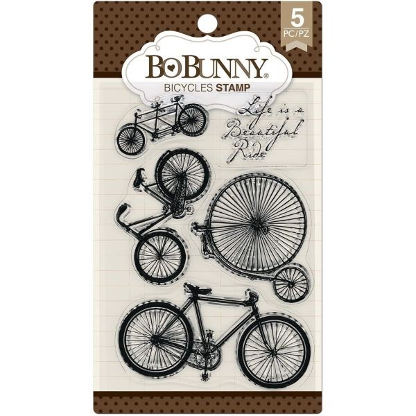 BoBunny Press Essentials Stamps Bicycles