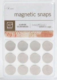 Basic Grey Magnetic Snaps large