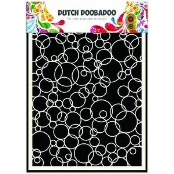 Dutch Doobadoo Mask Stencil A5 Bubbles III