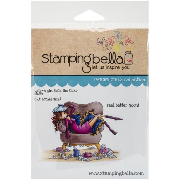 Stamping Bella Clingstamps Uptown Girls - Sophia is a Sicky