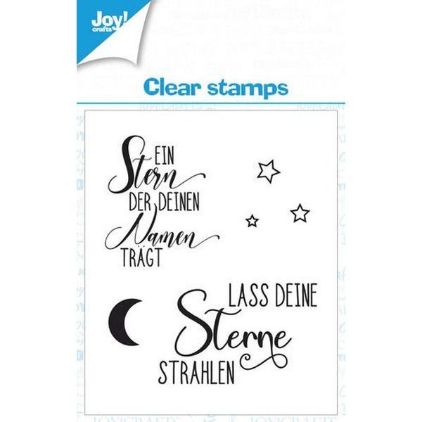 Joy! Crafts Clear Stamps Sterne Text