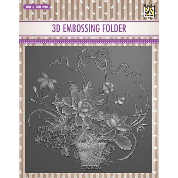 Nellie´s Choice 3-D Embossingfolder Flower Bouquet