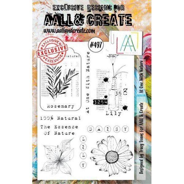 AALL & Create Clearstamps A5 No. 497 At One with Nature