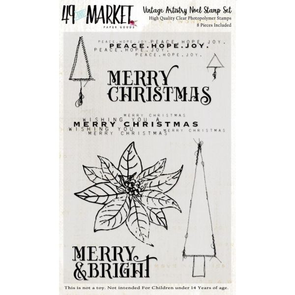 49 and Market Clearstamps Vintage Artistry Noel