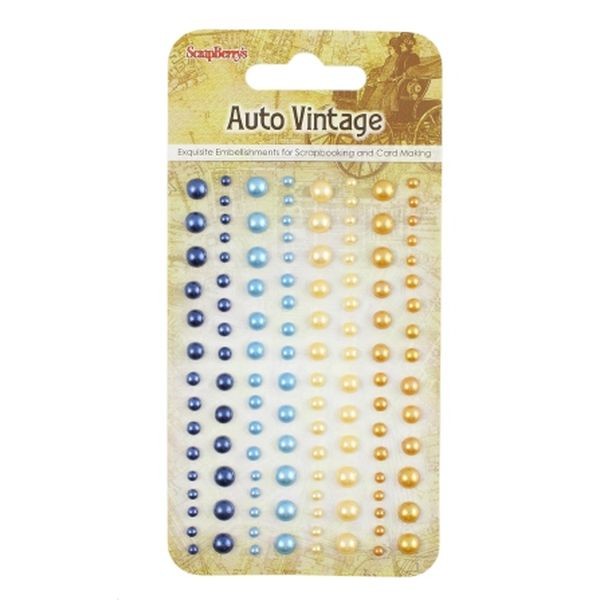 ScrapBerry´s Adhesive Pearls Auto Vintage