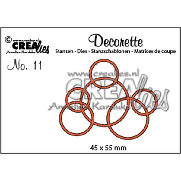 CreaLies Decorette No. 11 Circles Together