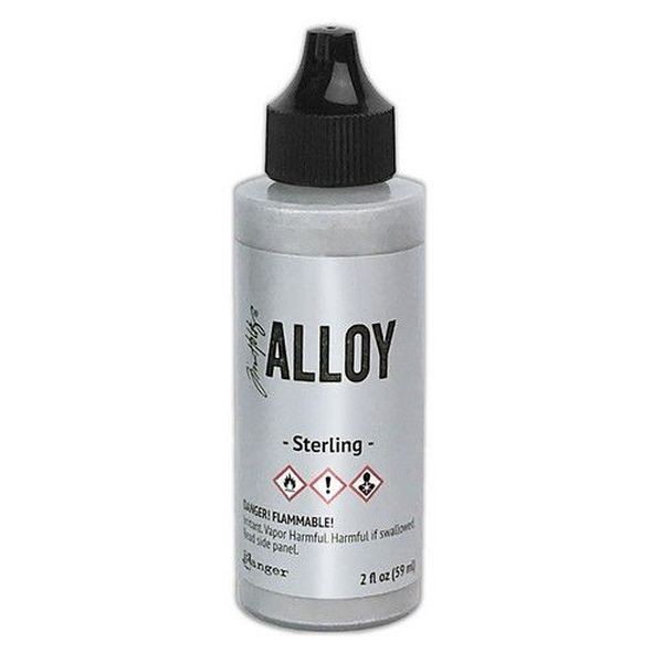 Tim Holtz Alcohol Ink Large Alloys - Sterling