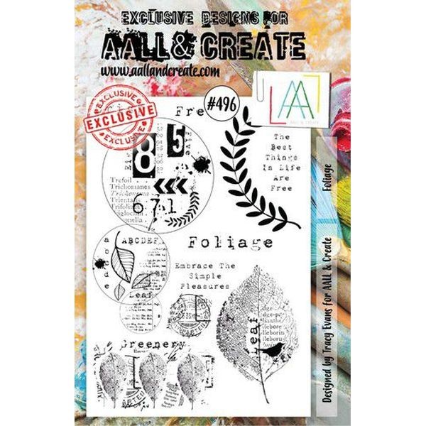AALL & Create Clearstamps A5 No. 496 Foliage