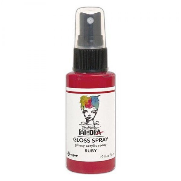 Dina Wakley Media Gloss Spray Ruby