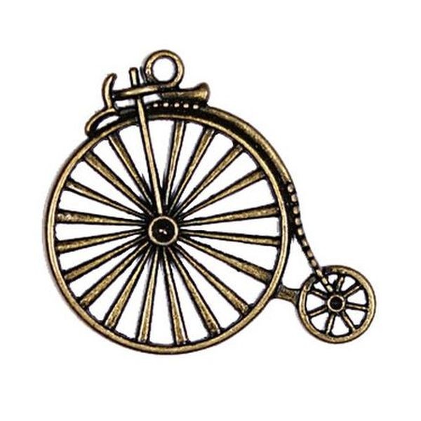 ScrapBerry´s Metal Embellishment-Set (5) Vintage Bicycle