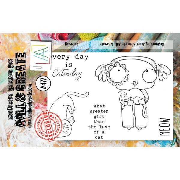 AALL & Create Clearstamps A7 No. 477 Caterday