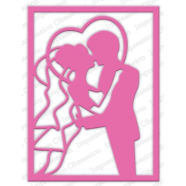 Impression Obsession Die Heart Couple Frame