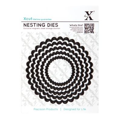 XCut Nesting Dies Scalloped Circle
