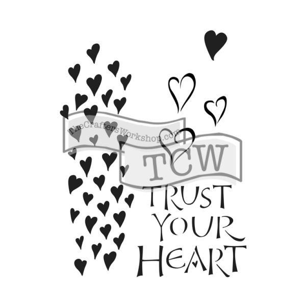 TCW Template 6x9 by Zenspirations Trust Your Heart