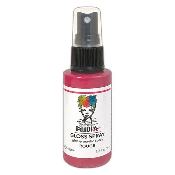 Dina Wakley Media Gloss Spray Rouge