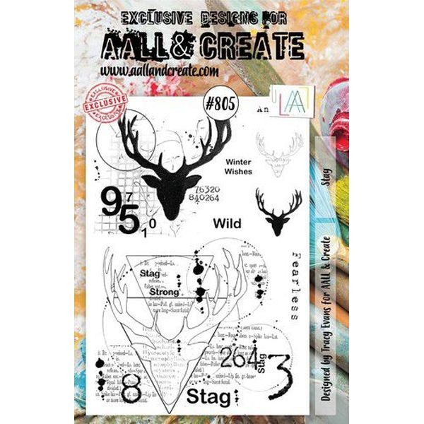 AALL & Create Clearstamps A5 No. 805 Stag