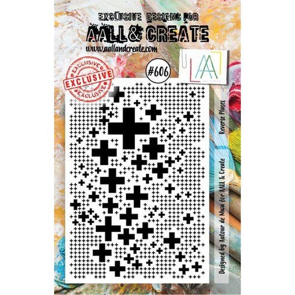 AALL & Create Clearstamps A7 No. 606 Reverse Pluses