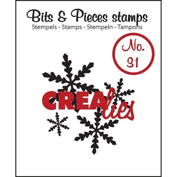 CreaLies Bits & Pieces Clearstamps No. 31 Snowflakes
