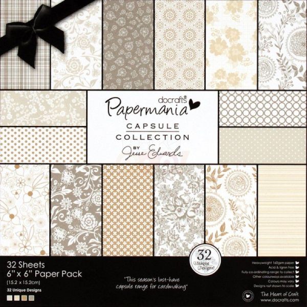 Papermania Capsule Paperpack 6x6 Lincoln Linen
