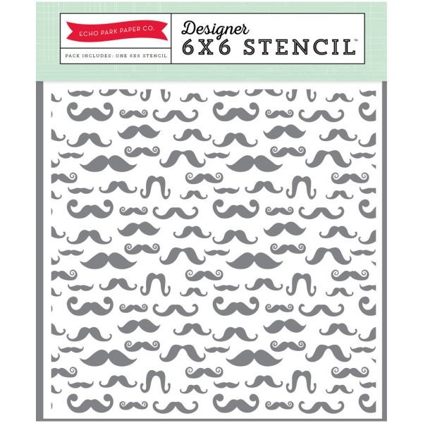 Echo Park Designer Stencil Mustaches