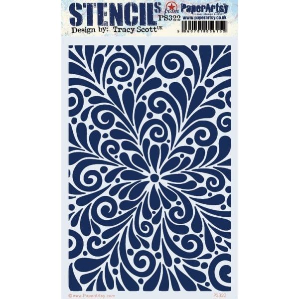 Paper Artsy Large Stencil 322 by Tracy Scott