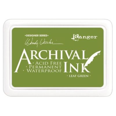 Ranger Archival by Wendy Vecchi Ink Pad Leaf Green