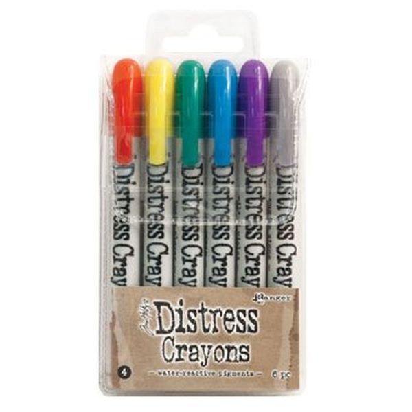 Tim Holtz Distress Crayons Set 4
