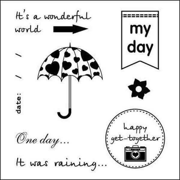 ScrapBerry´s Clearstamps Everyday - My Day