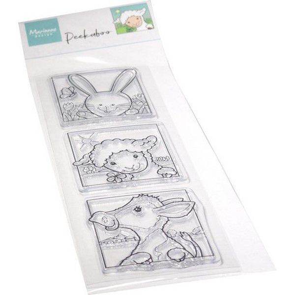Marianne D Hetty´s Clearstamps Peek-a-Boo Spring Animals