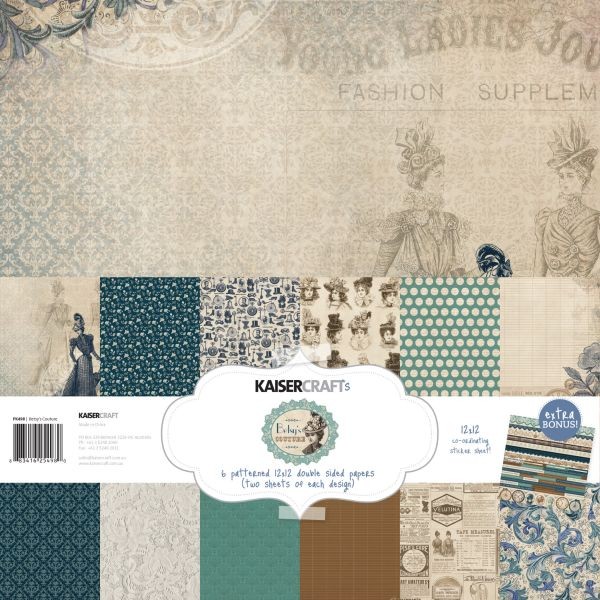 Kaisercraft Paper Pack 12x12 Betsy´s Couture