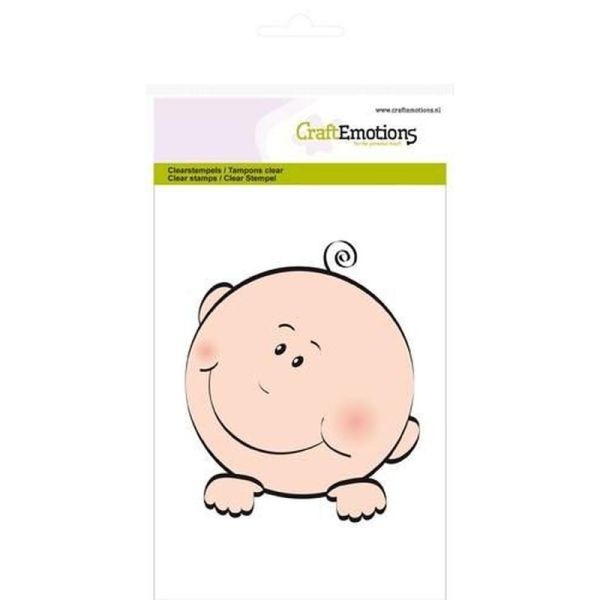 Craft Emotions Clearstamps Baby´s Head