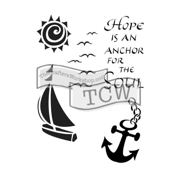 TCW Template 6x9 by Zenspirations Hope is an Anchor