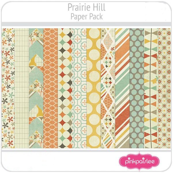 Pink Paislee Prairie Hill Paperpack 6x6