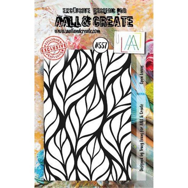 AALL & Create Clearstamps A7 No. 557 Open Leaves