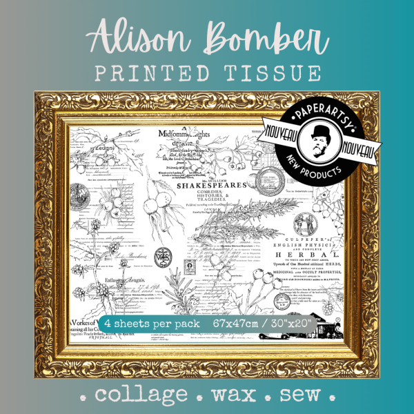 Paper Artsy Printed Tissue - Alison Bomber