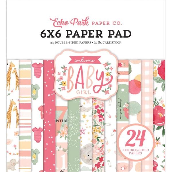 Echo Park Welcome Baby Girl Paper Pad