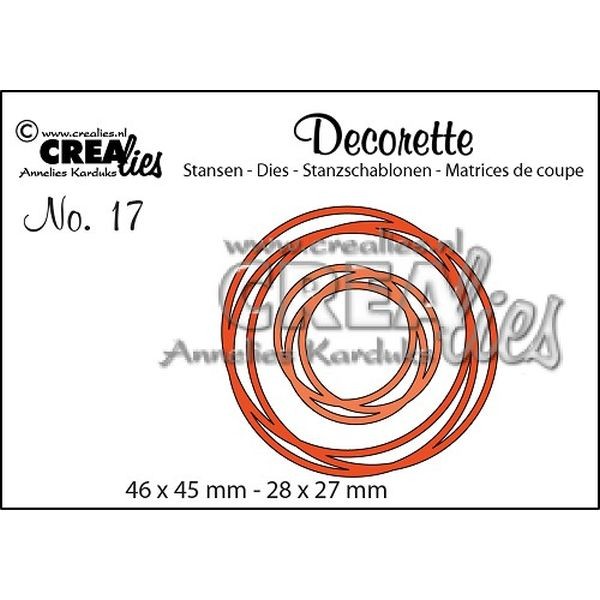 CreaLies Decorette No. 17 Interwined Circles