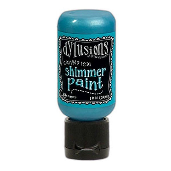 Dylusions Shimmer Paint Flip Cap Calypso Teal