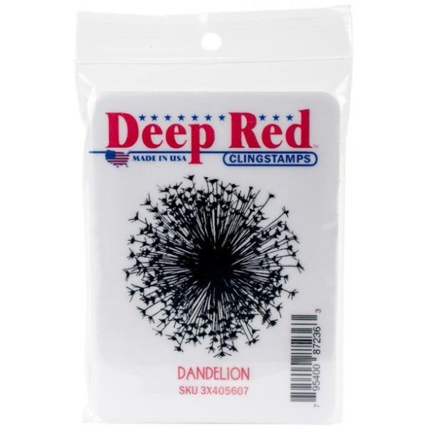 Deep Red Stamps Dandelion