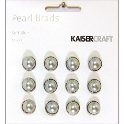 Kaisercraft Pearl Brads Soft Blue