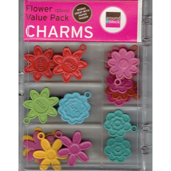 Around the Block Charms Value Pack Flower