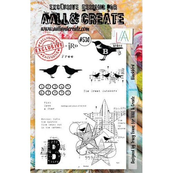 AALL & Create Clearstamps A5 No. 530 Blackbird