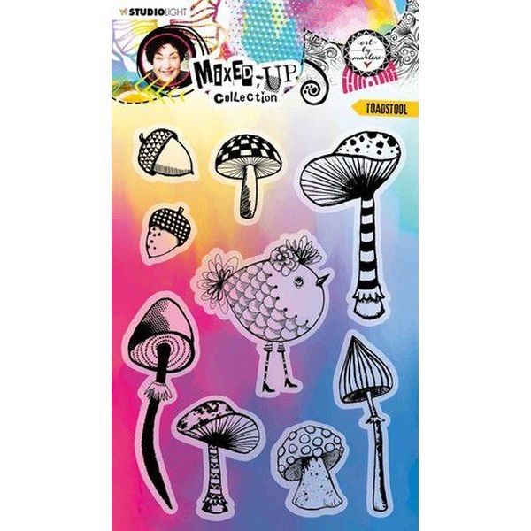 Studio Light Art by Marlene Mixed Up Clearstamps A5 No.285 Toadstool