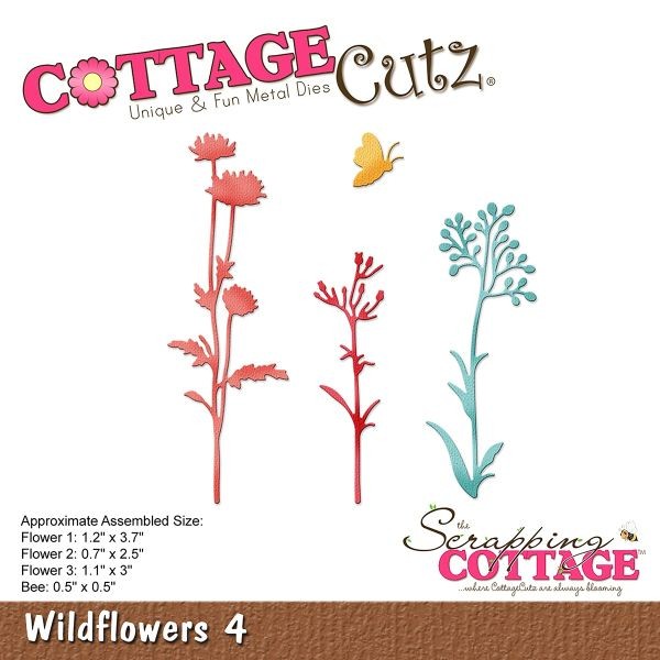 Cottage Cutz Die Wildflowers 4