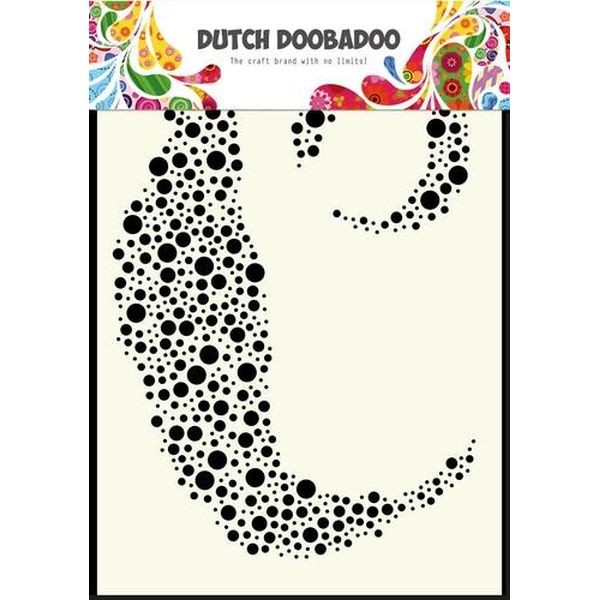Dutch Doobadoo Mini Mask Stencil Bubbles