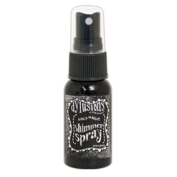 Dylusions Shimmer Spray Black Marble