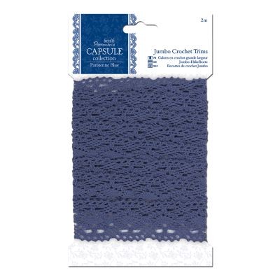 Papermania Capsule Parisienne Blue Jumbo Crochet Trim
