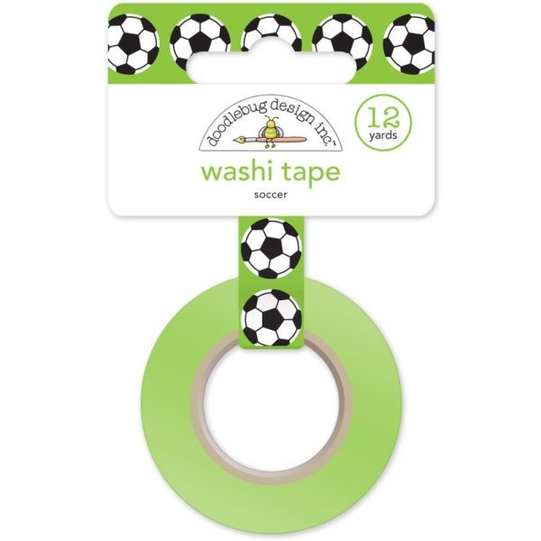 Doodlebug Design Washi Tape Goal!! Soccer Balls